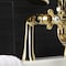 Kingston Brass KS228PB Deck Mount Clawfoot Tub Faucet with Hand Shower, Polished Brass KS228PB - alternate 6